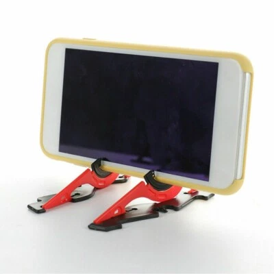 1x Foldable Rotation Card Pocket Type Tripod Mobile Phone Adjustable Holder Tool