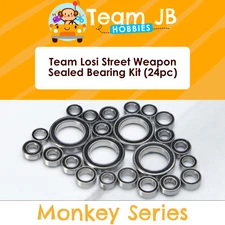 Team Losi Street Weapon - 24 Pcs Rubber Sealed Bearings Kit