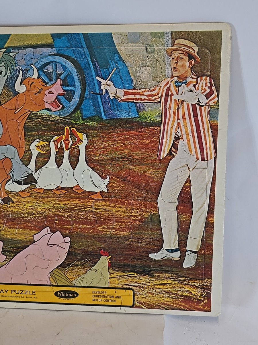 1964 Whitman 4436 Walt Disneys Mary Poppins Frame Tray Puzzle Dick