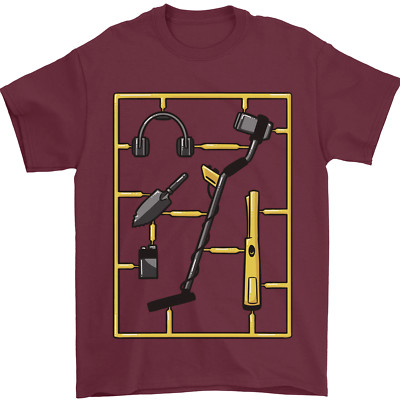 Metalldetektor Ausrüstung; Detektor Sachen Herren T-Shirt 100% Baumwolle