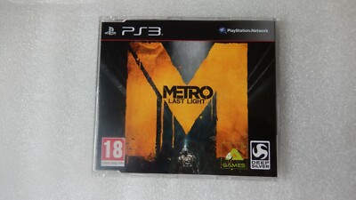 Metro Last Light PS3 PROMO Spiel selten PlayStation 3 Promotion (VOLLSTÄNDIGES SPIEL)