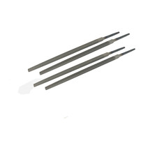 6" SQUARE FILES X 4PC COARSE FILES BASTARD CUT X 4PC RDGTOOLS