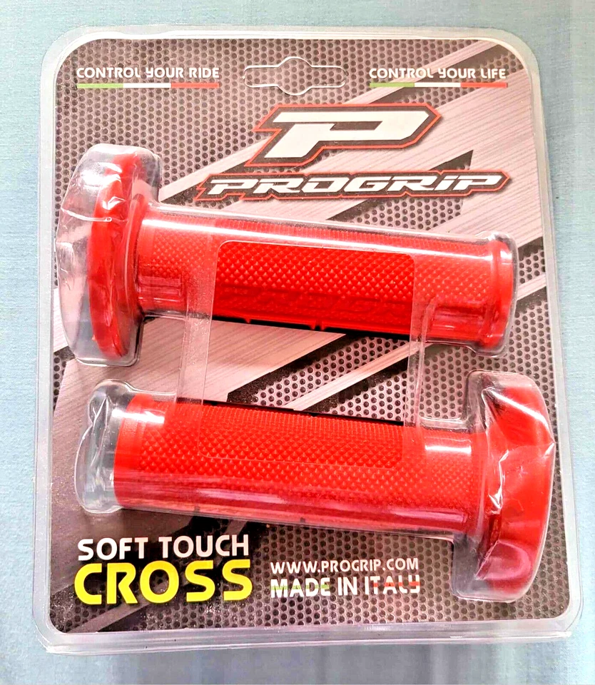 PROGRIP 794 Red Handle Bar Grips Ø MM 22-25 Long MM 115 Bicycle Moto Soft - Image 2 of 2