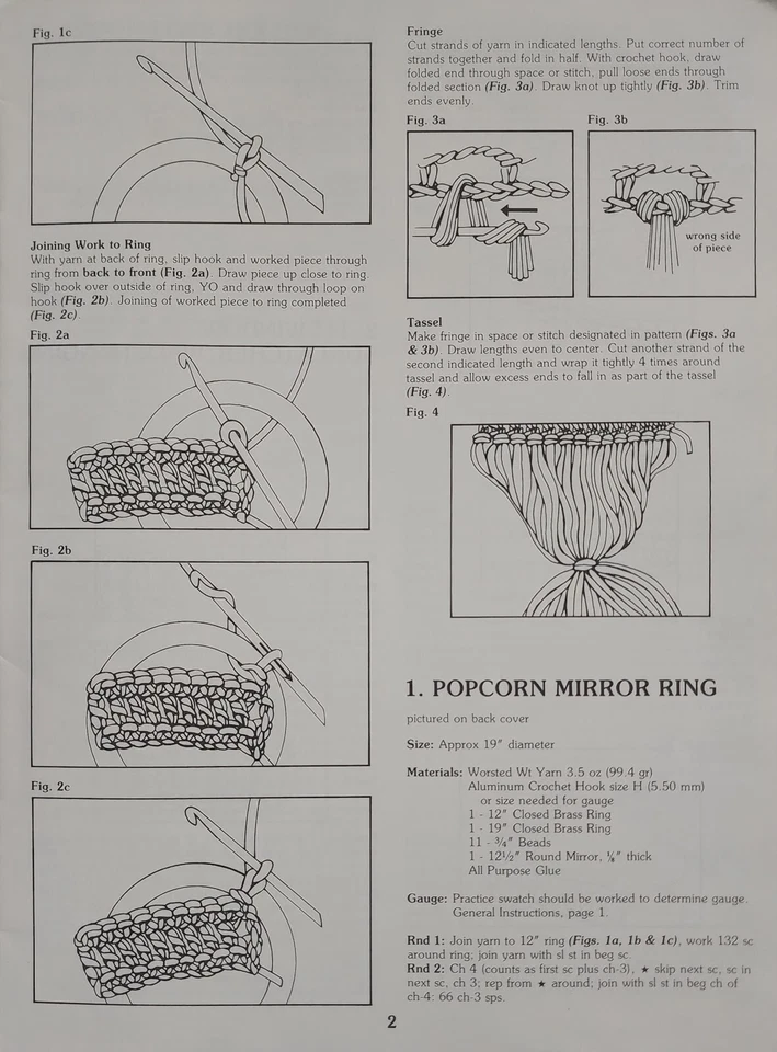 Macrame Crochet 12 Patterns By Leisure Arts a5 - Image 2 of 3
