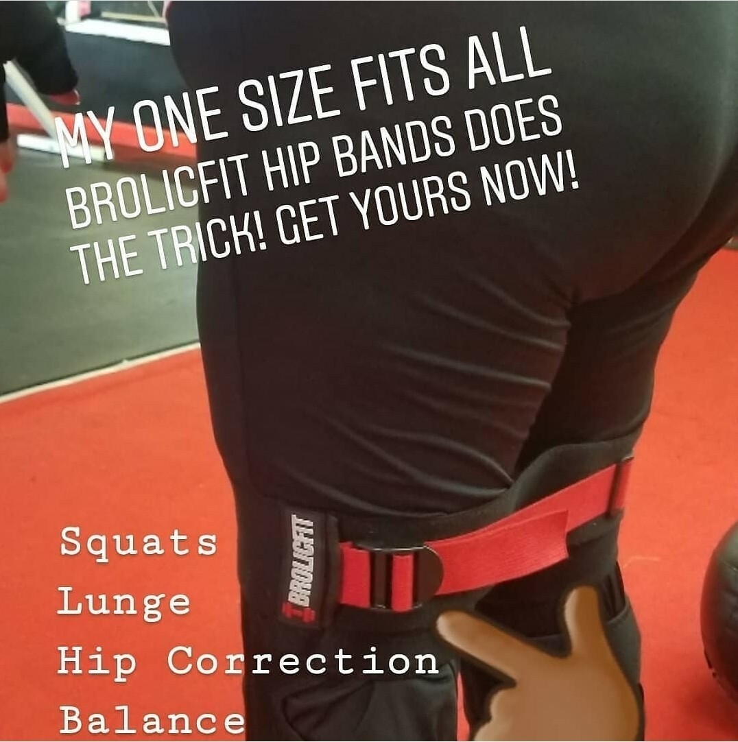 Brolicfit Cloth Hip Resistance Bands BOOTY BANDS One Size Fits All