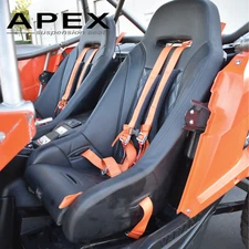 Black Carbon Diamond Stitched 2016+ YXZ 1000  Seats (Set of 2)