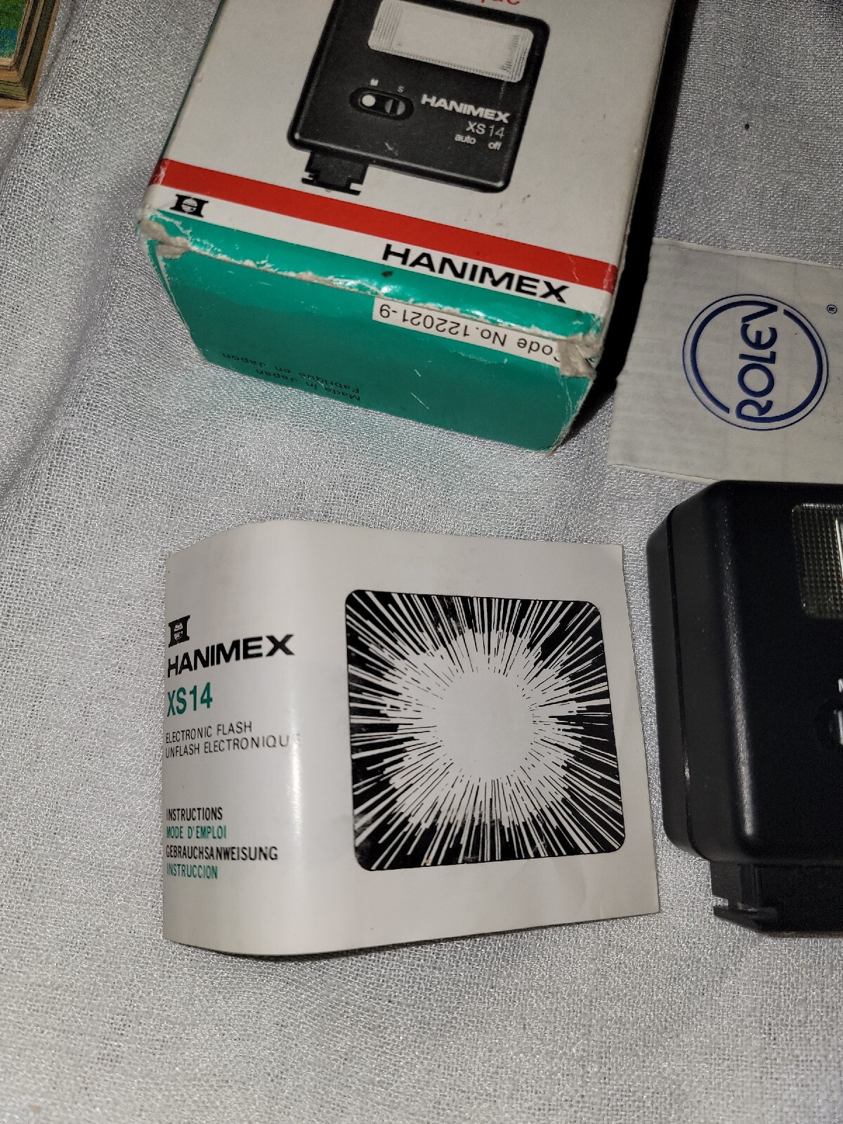 NEW ORIGINAL HANIMEX XS 14 ELECTRONIC FLASH W/ BOX