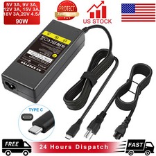 90W USB Type C Charger for Dell Inspiron7500 7506 7706 2-in-1 Latitude 7420 7520