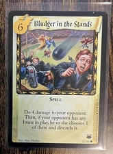 Bludger in the Stands 52/80 Diagon Alley Harry Potter Trading Card Game NM/Mint
