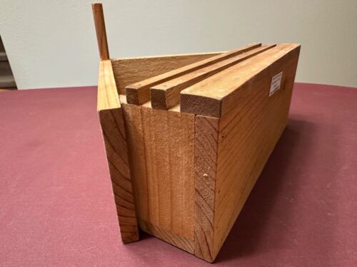Casetta nido colomba/robin cedro occidentale voliera spessore 9/16" x 12"x 4"x 9-1/2" altezza - Foto 5 di 8