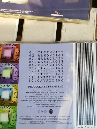 LOT 4 CDs BRIAN ENO MORE MUSIC FOR FILMS THURSDAY AFTERNOON SHUTOV ASSEMBLY - Picture 9 of 23