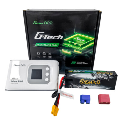 Gens ace 5200mAh 2S G-tech Lipo Battery Hardcase*1 + IMars S100 G-Tech Charger*1