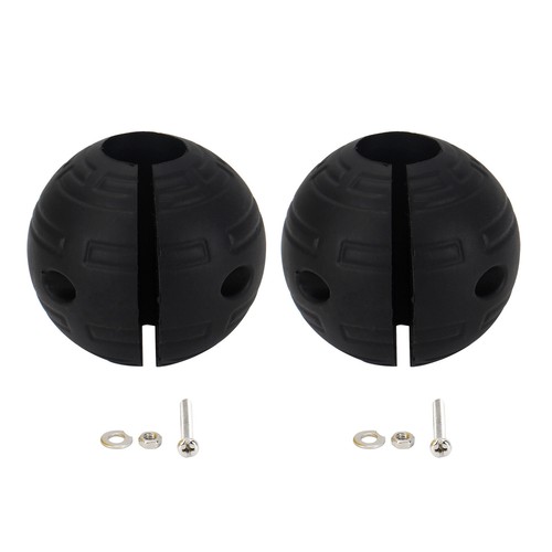 Motorrad 32mm Crash Bar Ball Bumper Protector Gummi für Harley Honda Suzuki BMW - Picture 12 of 14