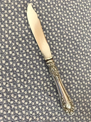 WALLACE ROSE PATTERN FRUIT KNIFE STERLING SILVER