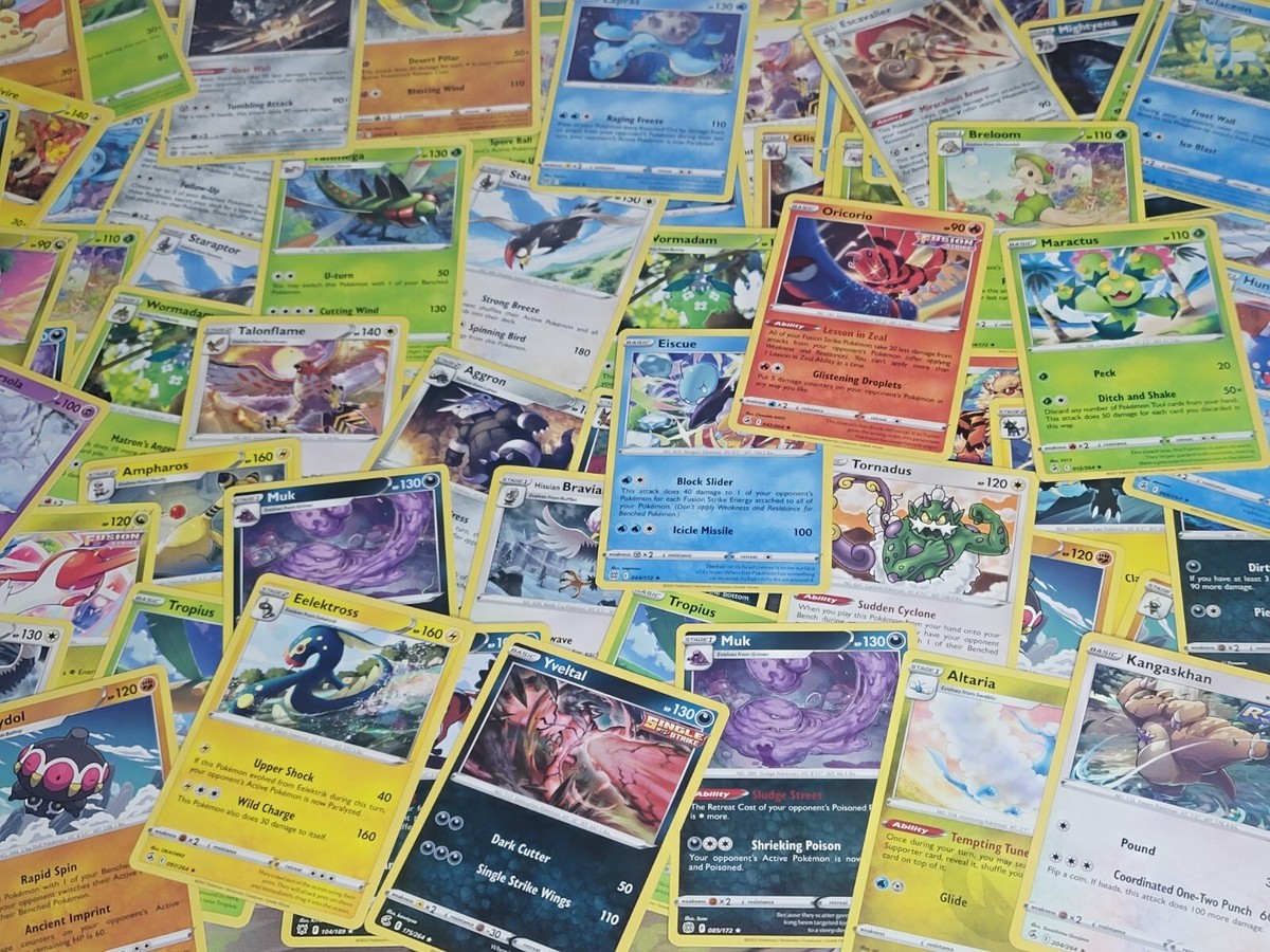 Pokmon Cards Pokemon Card Bulk Lot - 200+ Cards Including WOTC, Ultra Rares + Booster Pack & Gift - Near Mint Condition Pokemon TCG Bulk Pokmon Cards Pokemon Card Bulk Lot - 200+ Cards Including WOTC, Ultra Rares + Booster Pack & Gift - Near Mint Condition Pokemon TCG Bulk