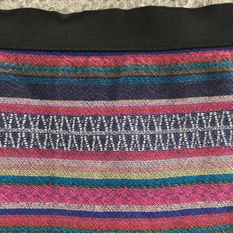 Minifalda corta American Eagle Outfitters para mujer 4 multicolor algodón cremallera trasera Foto 3 de 4