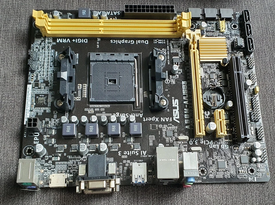 ASUS A58M-A/USB3 Motherboard FM2/FM2+ DDR3 Mainboard - Image 4 of 4
