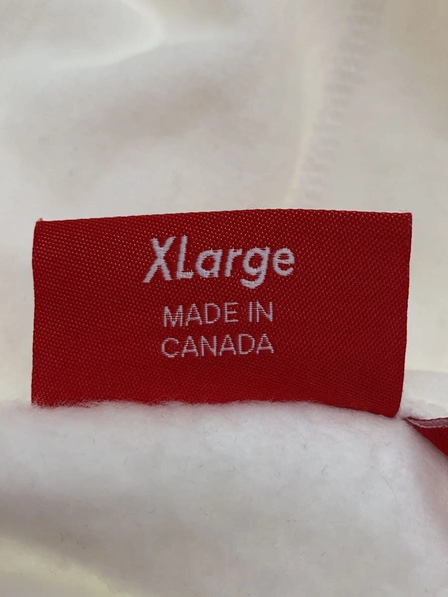 Felpa con cappuccio Supreme XL cotone bianco usata