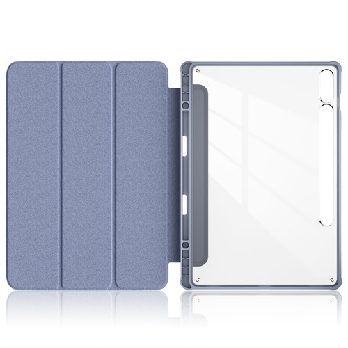 Für Samsung Galaxy Tab S9 S9+ Folio Leder Smart Stift Halter Durchsichtig Etui Abdeckung - Bild 59 von 113
