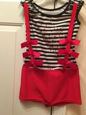 REDUCED Favorite Rock the house Girls Dance Outfit CME Garment bag