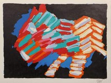 Karel Appel, Cat in the Night, Lithograph on Japon, Signed and numbered in penci