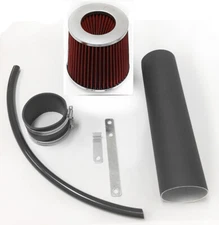 Coated Black Red For 1997-2003 Ford F-150 Pickup 4.2L V6 OHV Air Intake System