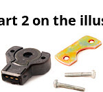 Jaguar Genuine Throttle Potentiometer Fits XJ 1995-1997 XJS 1975-1996 jlm12074