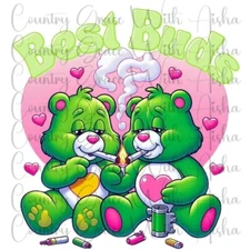 Sublimation Transfer Best Buds Ready To Press Heat Transfer