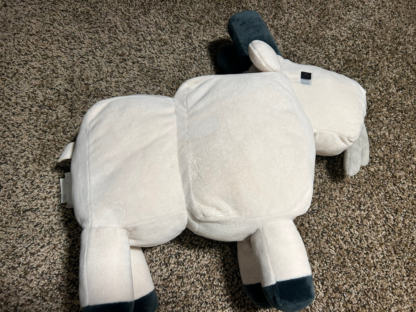 Minecraft Goat Plush Mojang Pillow Buddy 16" Gaming, Bedroom Goat Plush