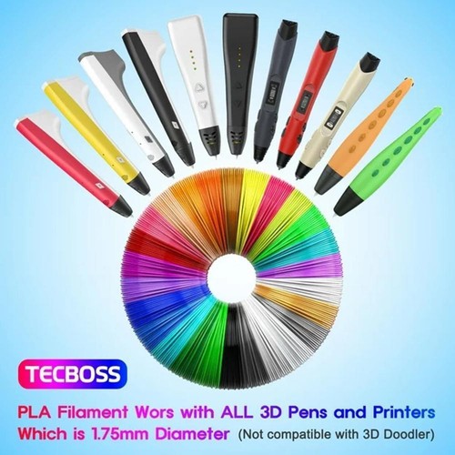 20 Colors 3D Pen PLA Filament Refills 3 meters Each Material' Color 3D G8U8 Z4C4 - Afbeelding 2 van 13