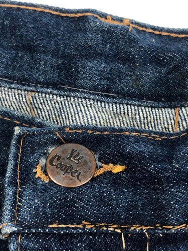 Vintage 70s LEE COOPER Men's Denim Jeans Pants Trousers England Blue W35 L31 - 第 9/15 張圖片