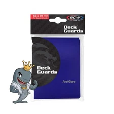 2X (100 Total) BCW Gaming Deck Guard Matte Blue 50ct Pack MTG TCG FREE SHIP