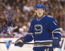 Vancouver Canucks Brock Boeser Autographed Signed 8x10 NHL Photo ACOA #11