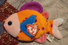 Ty Beanie Babies Lips The Fish Plush