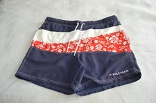 Vintage Men's Tommy Hilfiger Swim Trunks Red White Blue Flowers Size L