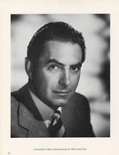 Loretta Young Tyrone Power Magazine Photo Clipping 1 Page A10957