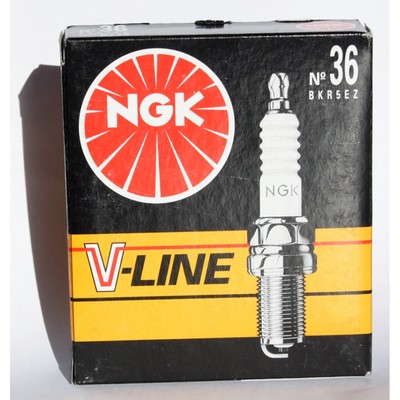 NGK Zündkerze BKR 5 EZ V-Line Nr. 36 - BKR5EZ VLINE 36 - 6714 - 4 Stück