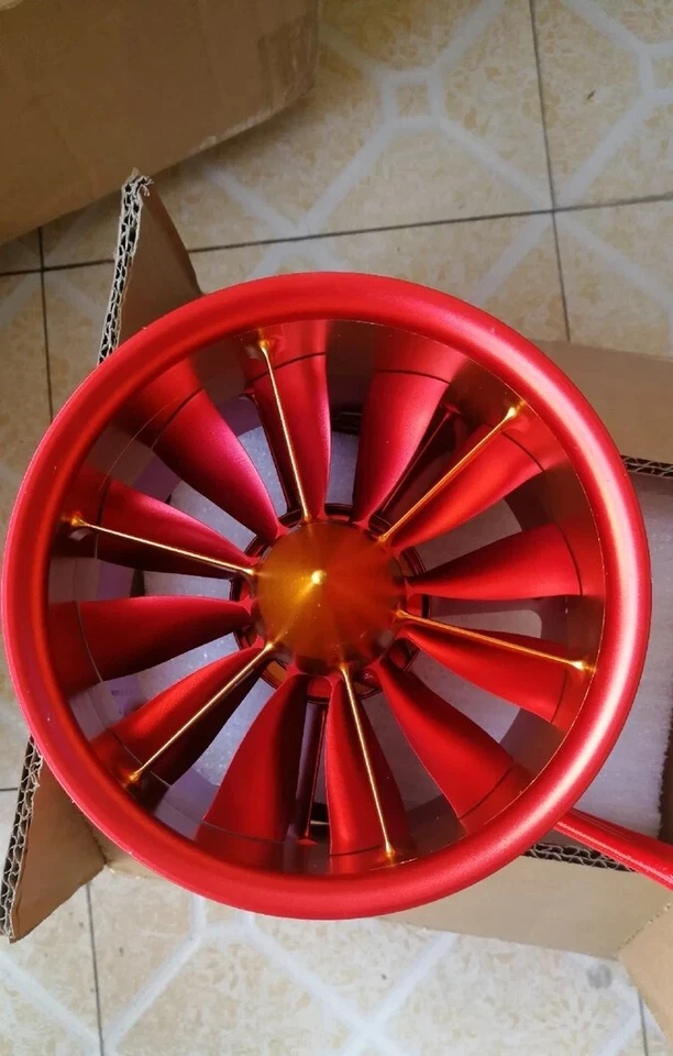 JP Hobby Full Metal 120mm 12 Blade EDF Fan Unit 12S Brushless Motor For Jets 14S - Image 3 of 4