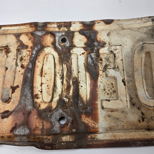 Vtg Old Detour Sign Primitive Rustic Steel Man Cave Highway Road Fabulous Patina - Picture 12 of 17