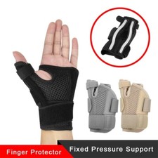 Finger Holder Brace Sports Wrist Thumbs Arthritis Splint Support Protect