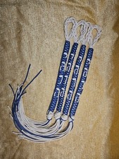 UNIQUE Tzitzits Set- Med. 1/2" Thick Long w/ Yehovah's Name YHVH in Hebrew
