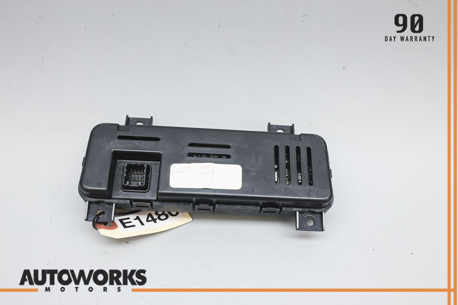 03-13 Maserati Quattroporte A/C AC Rear Heater Climate Control Switch 221238 OEM
