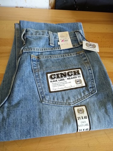 Cinch Black Label Relaxed Fit Jeans New 
