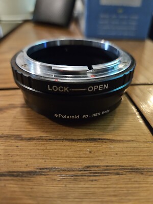 Polaroid Bayonet Lens Mount Adapter for CANNON FD & NEX