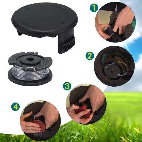 Faden Spulenabdeckung Für Bosch Akku Rasentrimmer EasyGrassCut 26/18 F016800385 - Bild 12 von 18