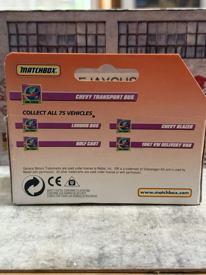 Autobús de transporte Chevy Matchbox Superfast #53 1999 metro motel lanzadera nuevo en caja Foto 2 de 4