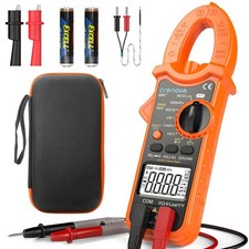 Clamp Meter Multimeter 6000 Counts TRMS Electrical Tester for AC/DC Current/V...