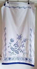 Wandbehang, Blau/Weiß, Handarbeit, Landhaus,...