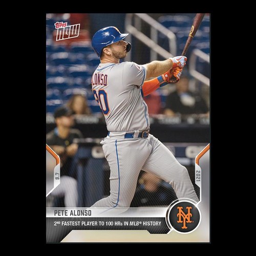 2021 Topps Now 772 Pete Alonso