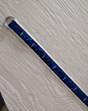 Polo by Ralph Lauren Boys's Blue Striped Embroidered Golf Belt Buckle 25.5 Inch